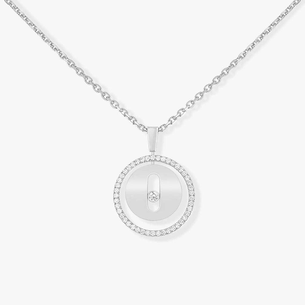 [LUXE] LUCKY MOVE PM NECKLACE SILVER DIAMOND