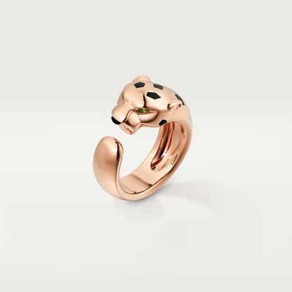 [LUXE] PANTHERE SPOTTED MEDIUM RING