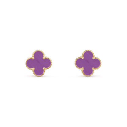 [LUXE] COLECCIÓN DE PENDIENTES DE TRÉBOL DE 15 MM
