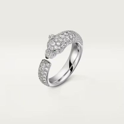 [LUXE] PANTHERE FULL DIAMOND SMALL RING