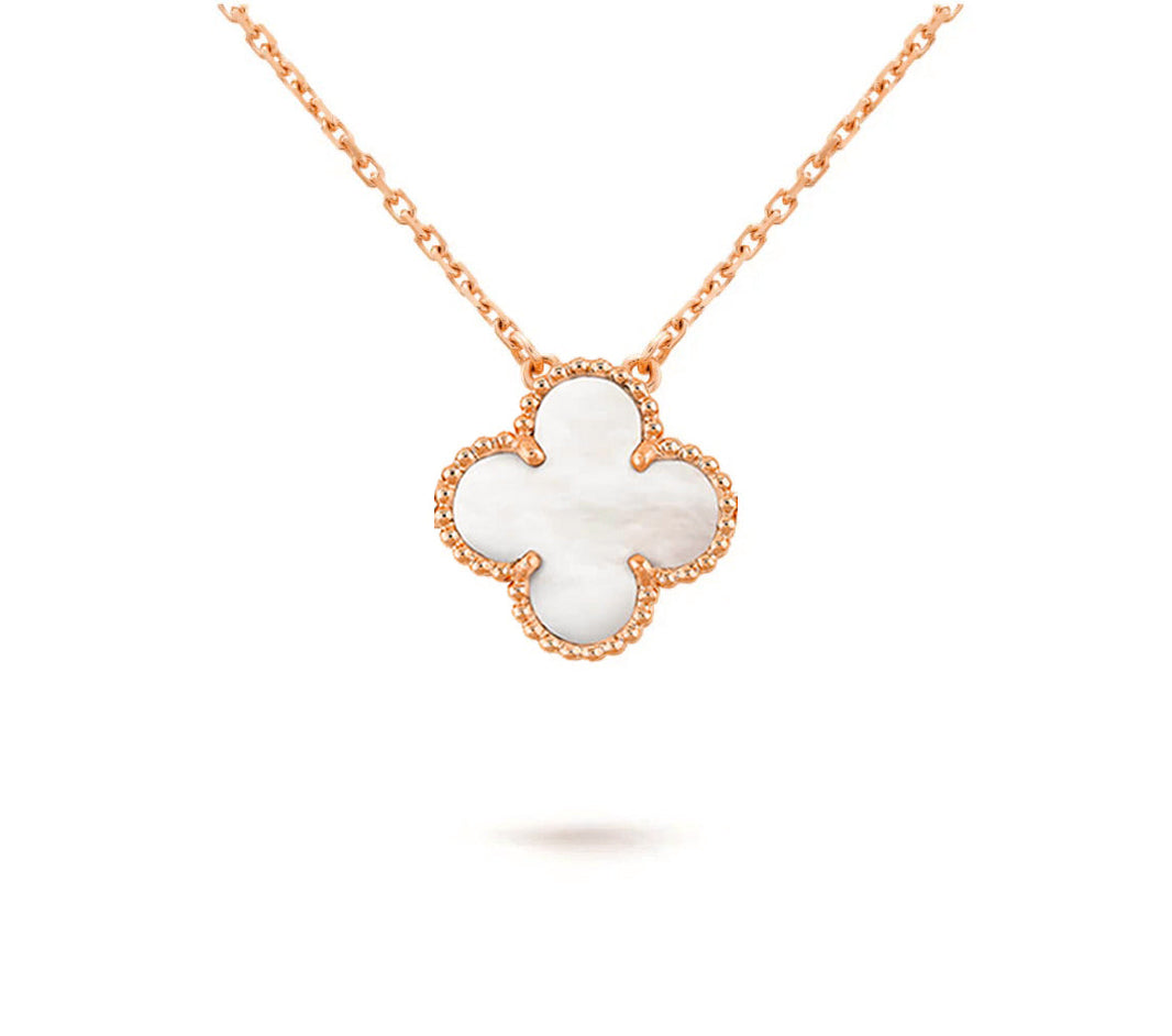 [LUXE]CLOVER 15MM SINGLE FLOWER NECKLACE COLLECTION