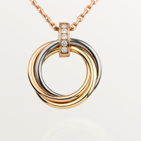 [LUXE]COLLAR TRINITY ORO DIAMANTES