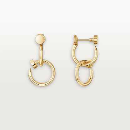 [LUXE] JUSTE NO DIAMOND DOUBLE EARRINGS