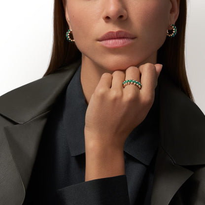 [LUXE] CLASH 7.9MM AGATE CHALCEDONY RING