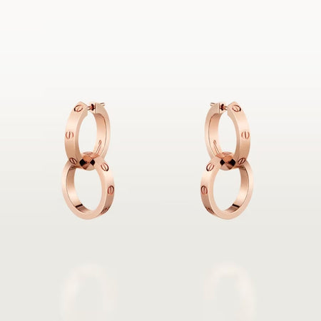 [LUXE] LOVE 3.3MM DANGLE EARRINGS