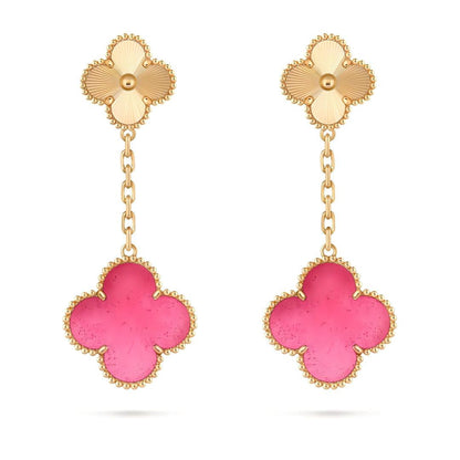 [Bloom] PENDIENTES DE TRAPEADOR DE OJO DE TIGRE CON MOTIVO DE MARIPOSA 2