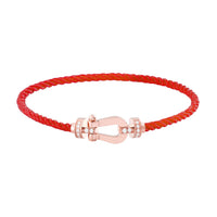 [LUXE]FORCE 10 MEDIO DIAMANTE ORO ROSA CORDERI ROJO MODELO GRANDE Y MEDIANO