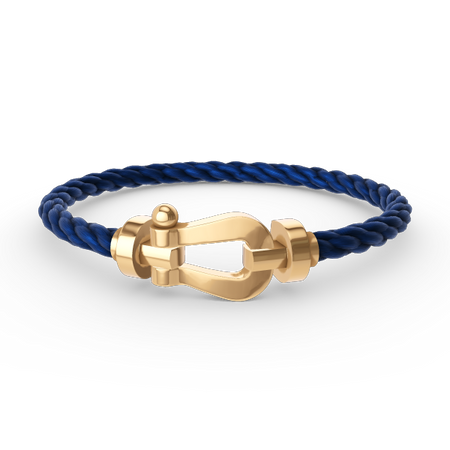 [LUXE]Force Horseshoe & Clover 5 Motifs Bracelet Stack Set