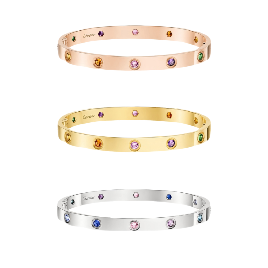 [LUXE]2026 RAINBOW LOVE BRACELET 6.1MM  10 DIAMONDS