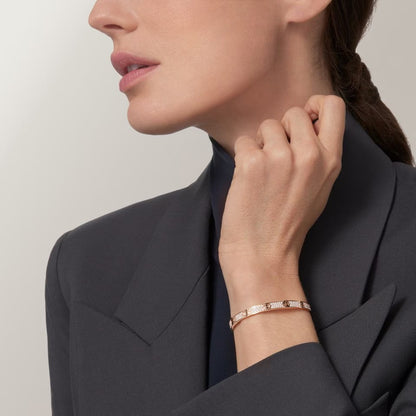 [LUXE] LOVE BRACELET 4.8MM DIAMOND-PAVED