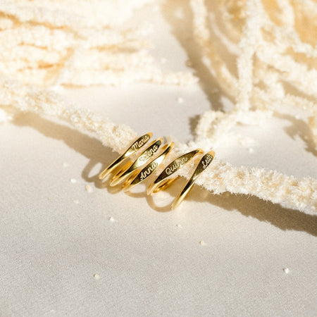Anillo con nombre Ann Skinny