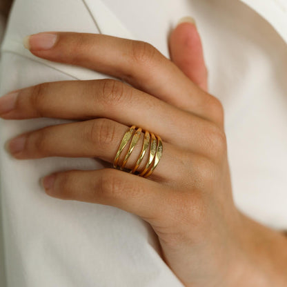 Anillo con nombre Ann Skinny