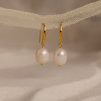 Pendientes colgantes de perlas