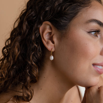 Pendientes colgantes de perlas