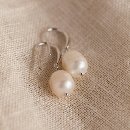 Pendientes colgantes de perlas