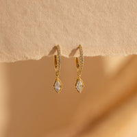 Huggies Marquise Pave Drop