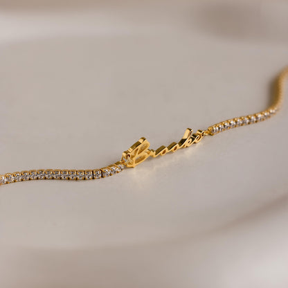 Venice Name Tennis Bracelet