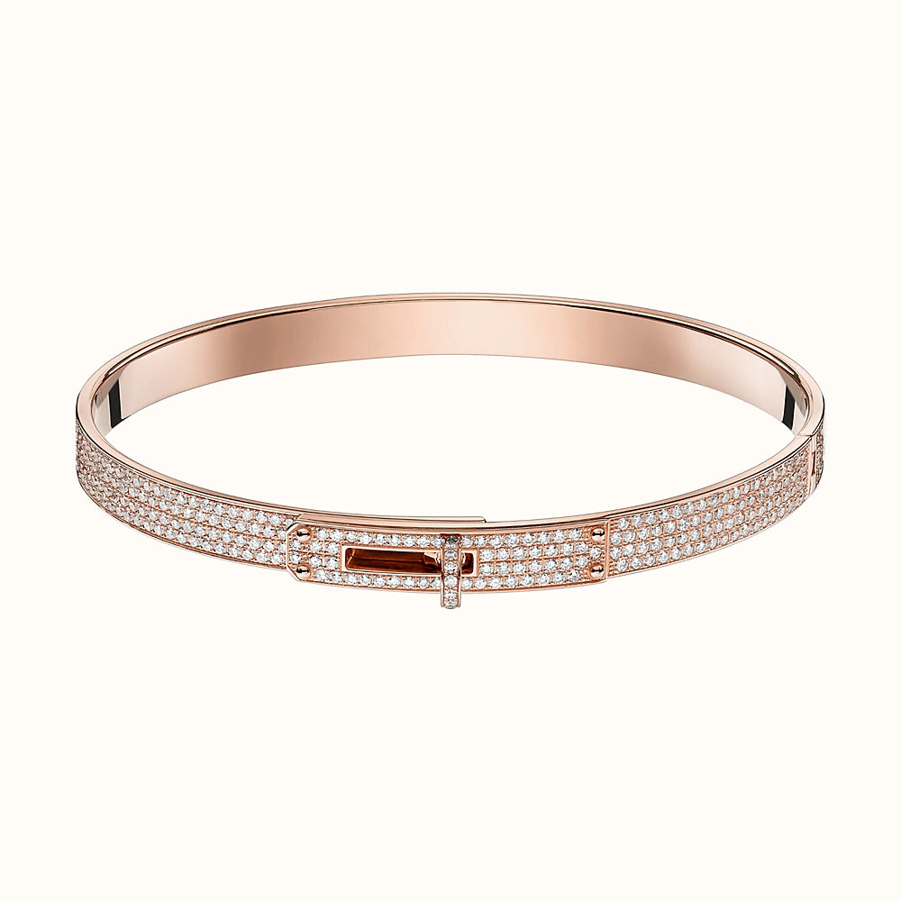 [LUXE]PULSERA KELLY CON PAVÉ DE DIAMANTES 