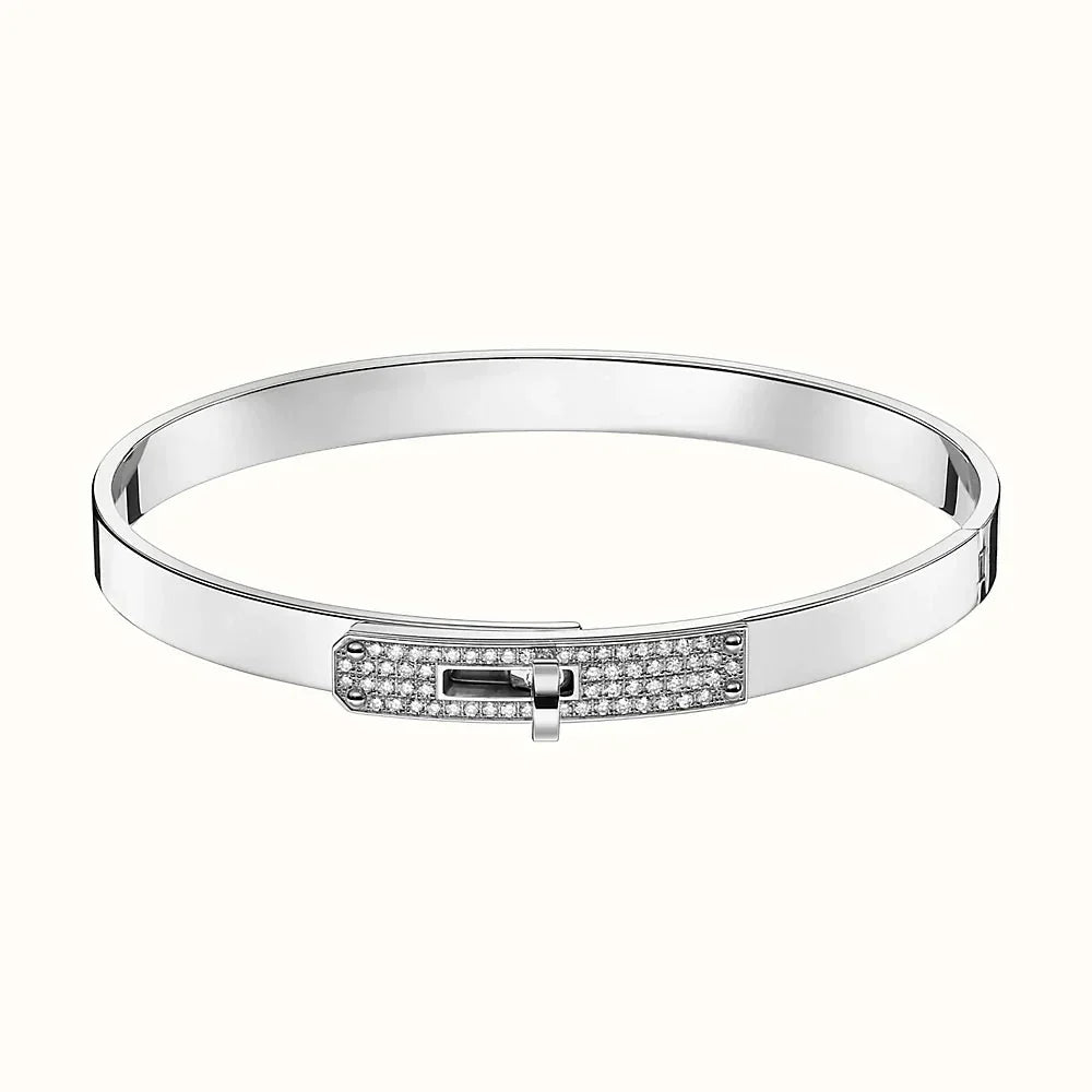 PULSERA DE PLATA Y DIAMANTES KELLY [LUXE]