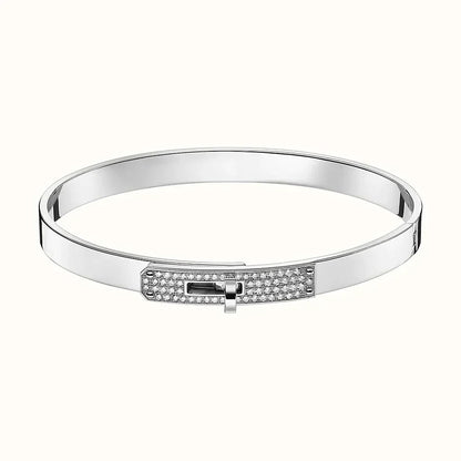 PULSERA DE PLATA Y DIAMANTES KELLY [LUXE]