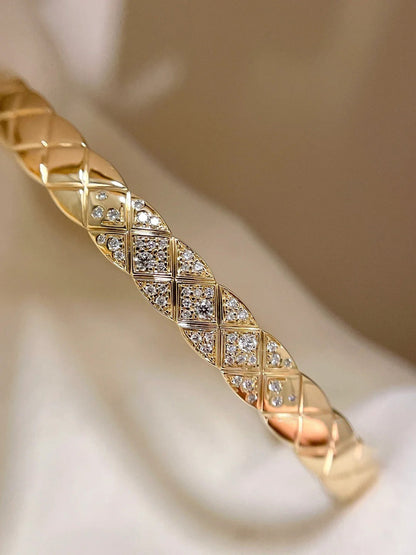 [Lujo]KOKO CRUSH MEDIOS DIAMANTES PLATA GLORIOSA ORO ROSA 
