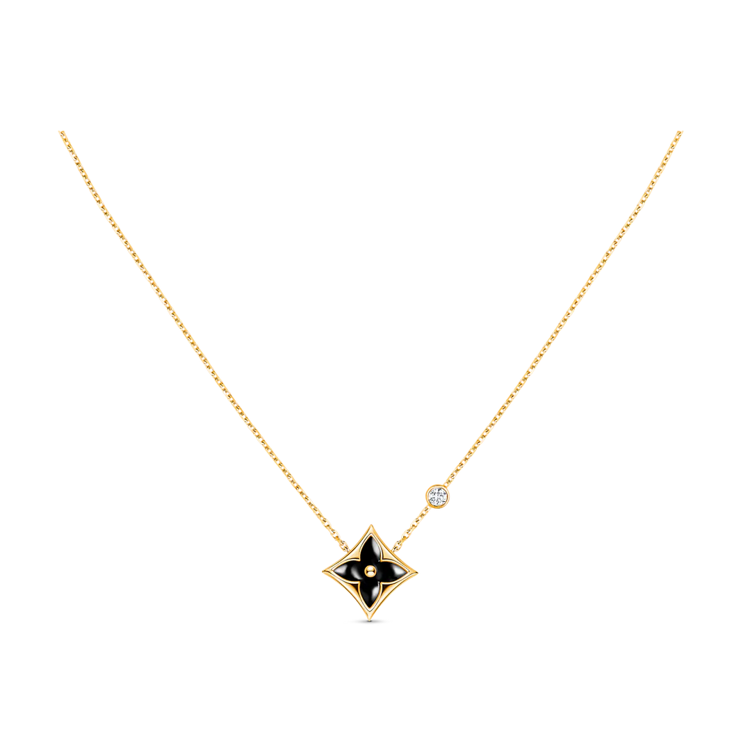 [LUXE]STAR BLACK MOP NECKLACE