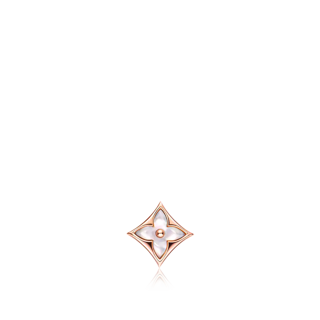 [LUXE]STAR MOP PINK GOLD EARRINGS