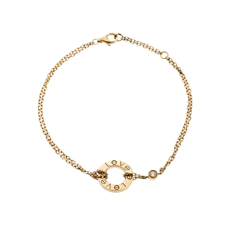 [LUXE]PULSERA AMOR 2 DIAMANTES