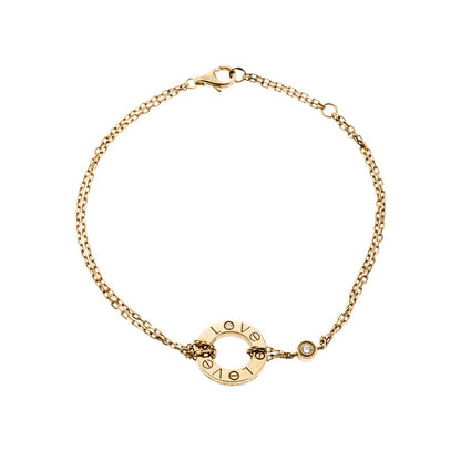 [LUXE]PULSERA AMOR 2 DIAMANTES