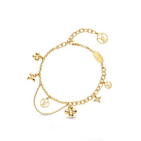 [LUXE]PULSERA DE MOPA DE ORO ROSA FLORIENTE