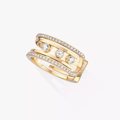 [LUXE] Move 10th Diamond Ring in Gold