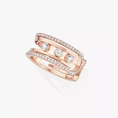 [LUXE] Move 10th Diamond Ring in Gold