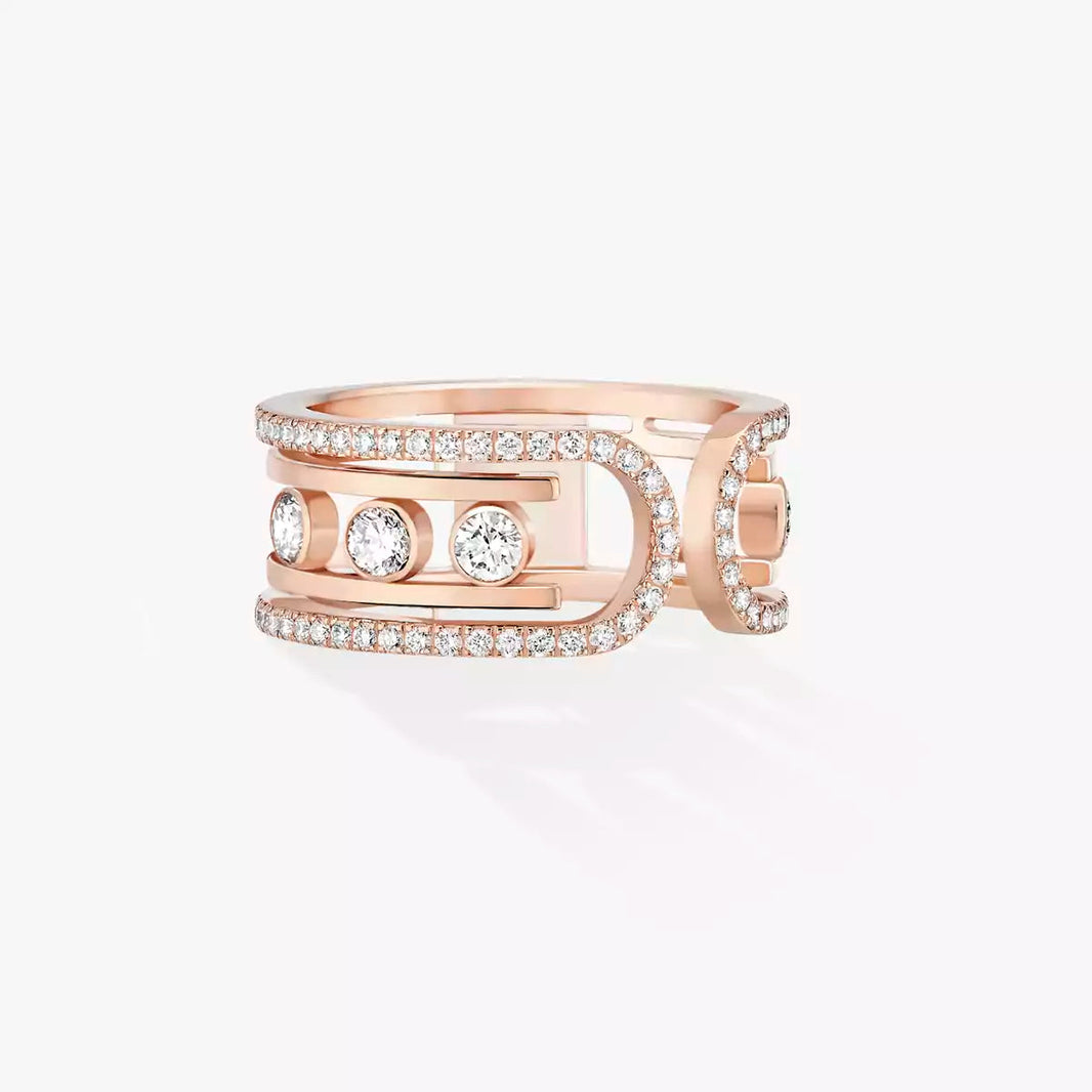 [LUXE] Move 10th Diamond Ring in Gold