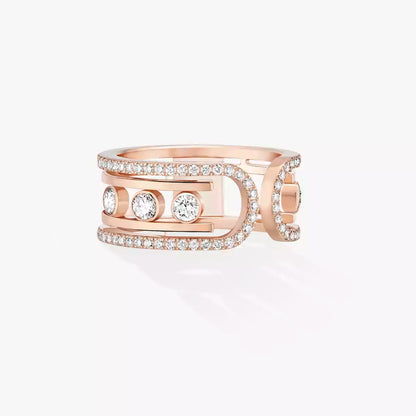 [LUXE] Move 10th Diamond Ring in Gold