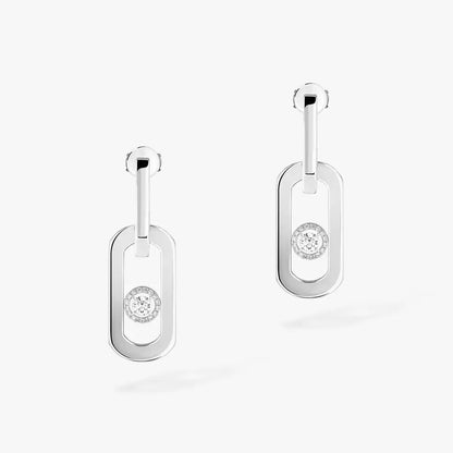 [LUXE] So Move XL Diamond Pendant Earrings