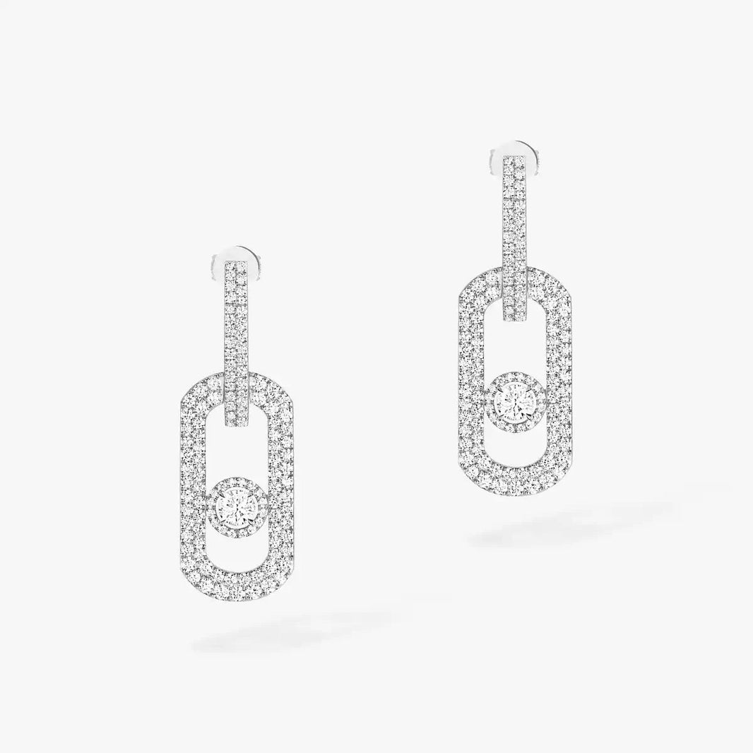 [LUXE] So Move XL Pave_-Set Diamond Pendant Earrings