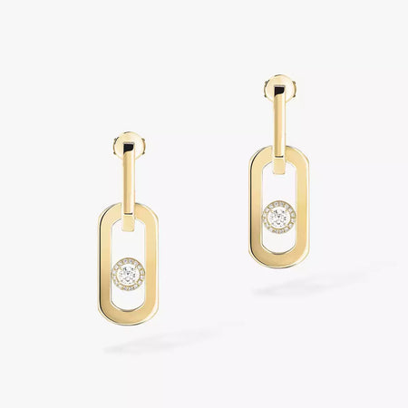 [LUXE]  So Move XL Diamond Hoop Earring