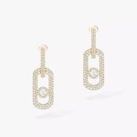 [LUXE] So Move XL Pave_-Set Diamond Pendant Earrings