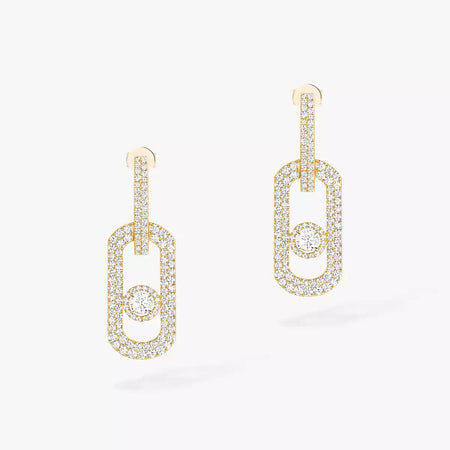 [LUXE] So Move XL Pave_-Set Diamond Pendant Earrings