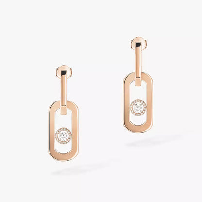 [LUXE]  So Move XL Diamond Hoop Earring