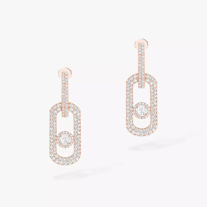[LUXE] So Move XL Pave_-Set Diamond Pendant Earrings