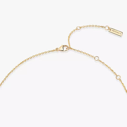 [LUXE] Lucky Eye Diamond Necklace in Rose Gold and Turquoise
