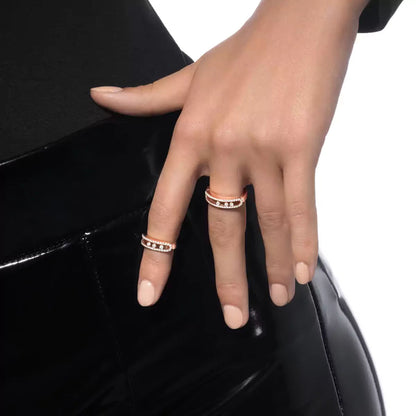 [LUXE]  Baby Move Gold Diamond Pave_ Ring