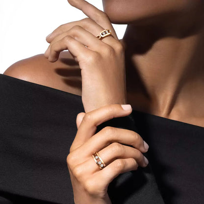 [LUXE]  MoveGold Diamond Ring