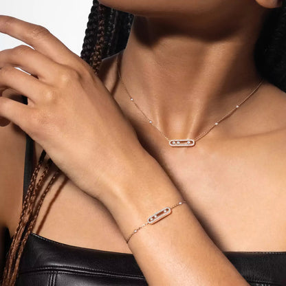 [LUXE] Pavé Baby Move Diamond Bracelet