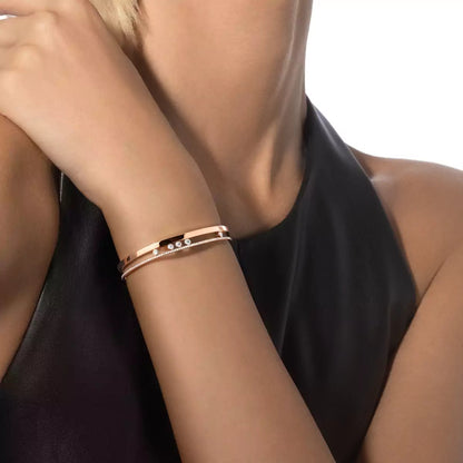 [LUXE] Move Romane Diamond Bangle Bracelet