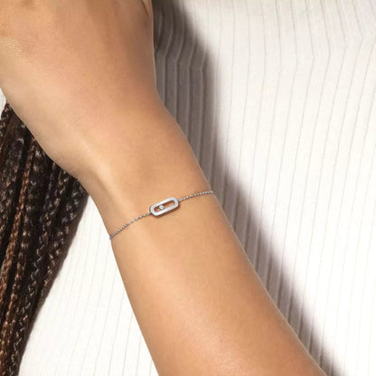[LUXE] Move Uno Diamond Bracelet