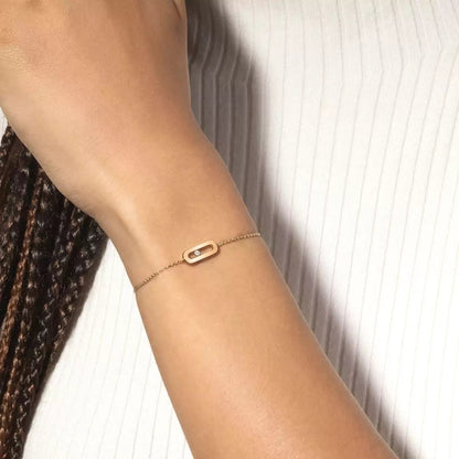 [LUXE] Move Uno Diamond Bracelet