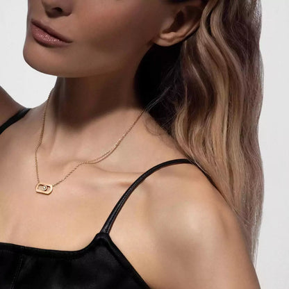 [LUXE] So Move Diamond Necklace in Gold