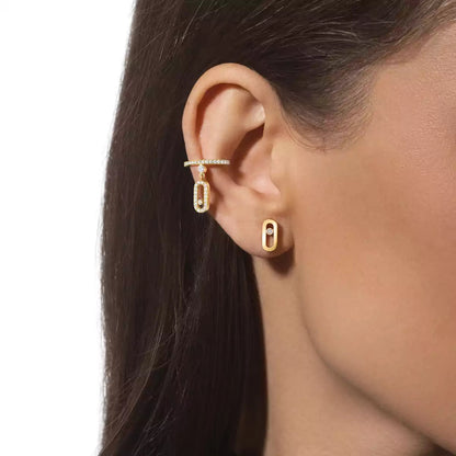 [LUXE] Move Uno Diamond Stud Earrings
